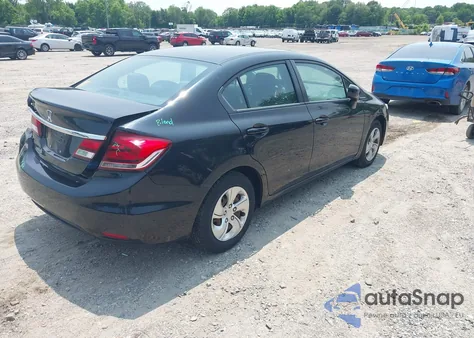 2014 Honda Civic Lx из США, поврежденный, VIN 19XFB2F51EE216490